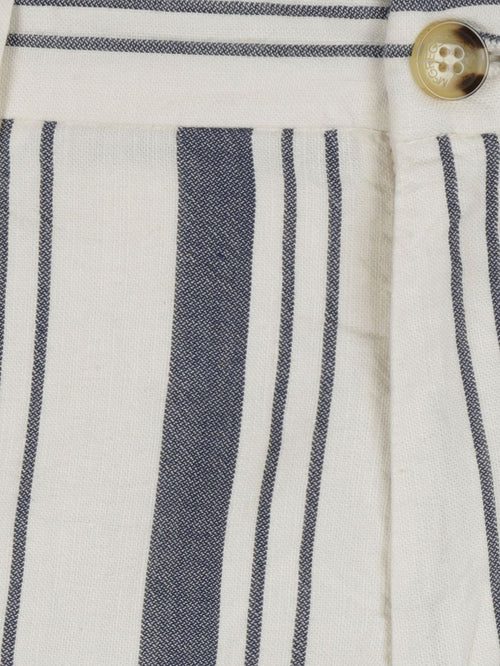 Short strepen blauw