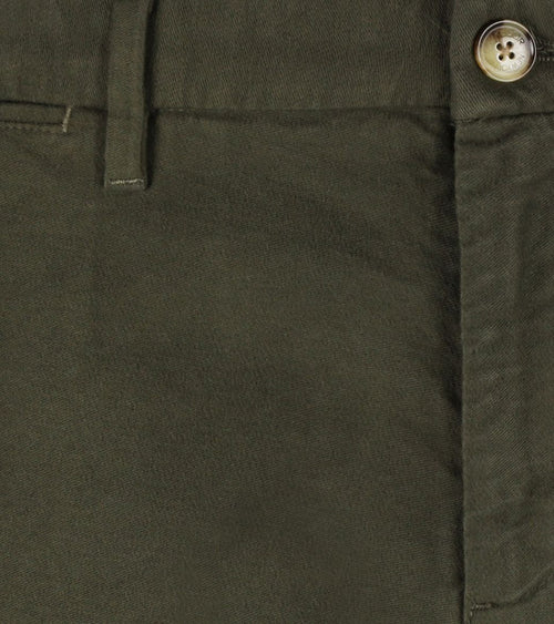 Chino moleskin olijfgroen