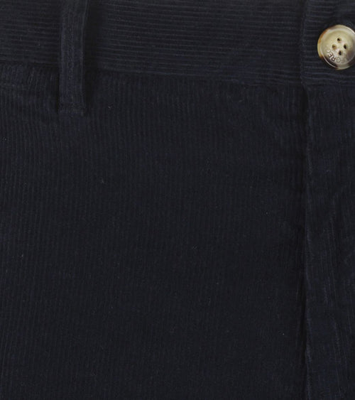 Chino corduroy donkerblauw