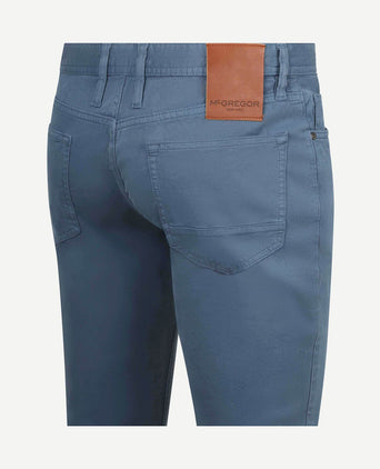 Chino blauw mid