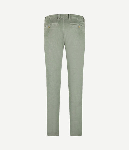 Chino corduroy lichtgroen