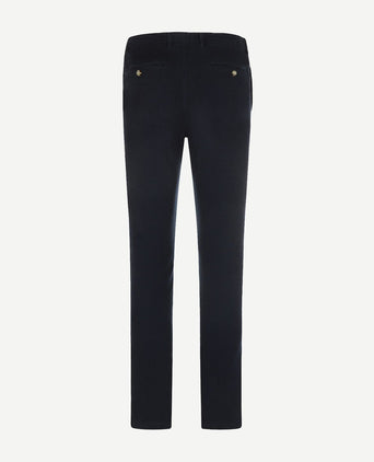 Chino corduroy donkerblauw