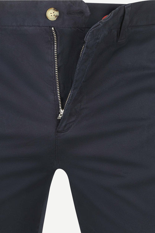 Chino garment dye donkerblauw