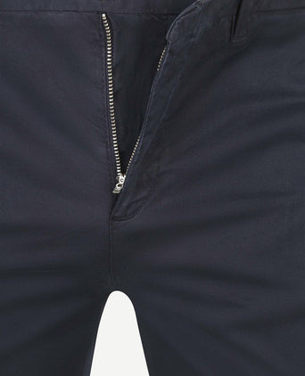 Chino garment dye donkerblauw