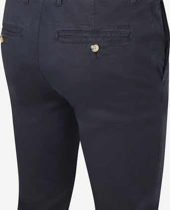 Chino garment dye donkerblauw
