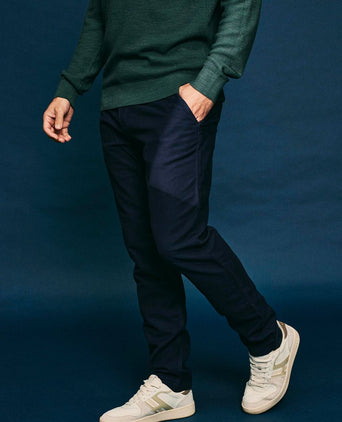 McGregor chino moleskin donkerblauw