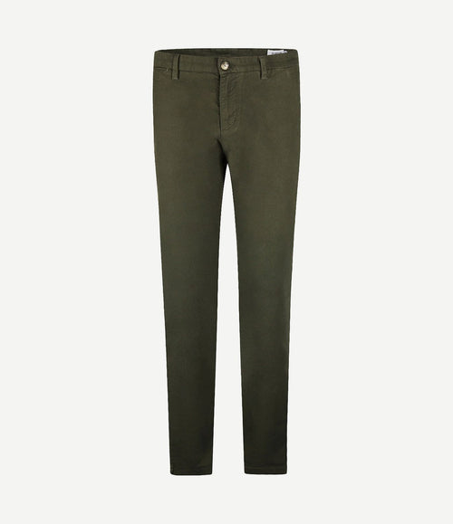 Chino moleskin olijfgroen