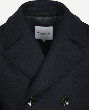 McGregor core peacoat wool blend donkerblauw | Regular-fit