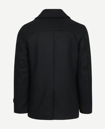 McGregor core peacoat wool blend donkerblauw | Regular-fit
