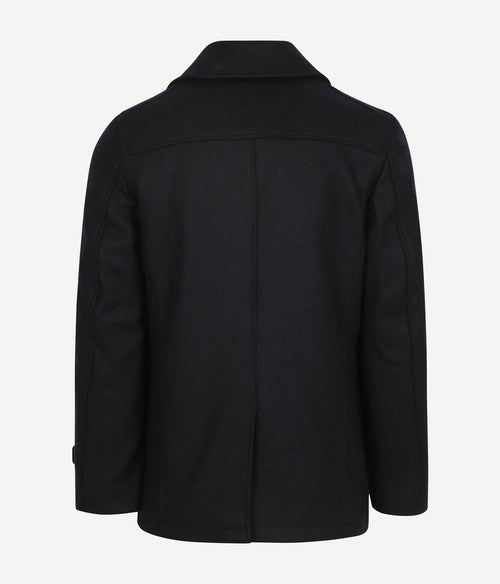 McGregor core peacoat wool blend donkerblauw | Regular-fit