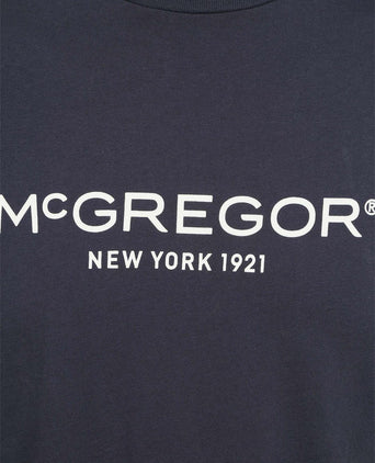 Essential t-shirt logo donkerblauw