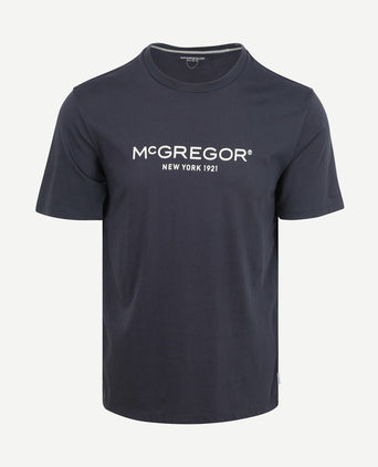 Essential t-shirt logo donkerblauw