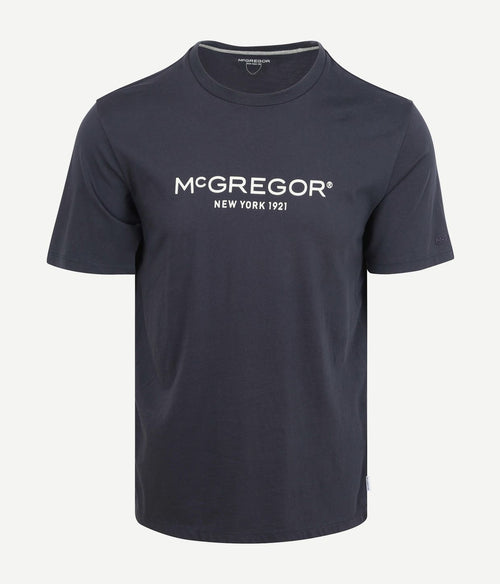 Essential t-shirt logo donkerblauw