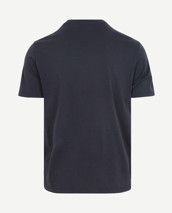 Essential t-shirt logo donkerblauw