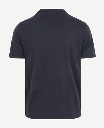 Essential t-shirt logo donkerblauw
