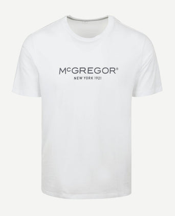 Essential t-shirt logo wit