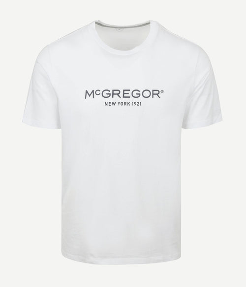 McGregor essential t-shirt logo wit | Regular-fit