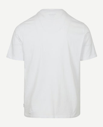 Essential t-shirt logo wit