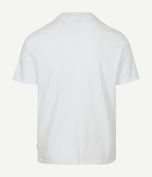 Essential t-shirt logo wit
