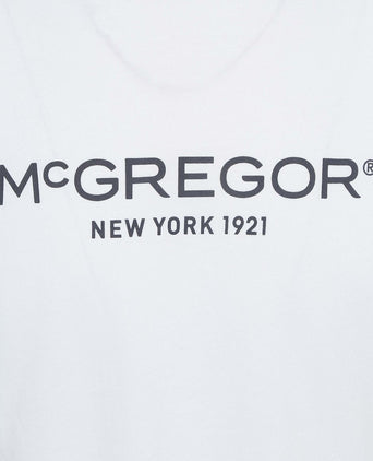 Essential t-shirt logo wit