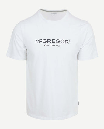 Essential t-shirt logo wit