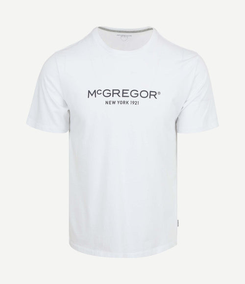 Essential t-shirt logo wit