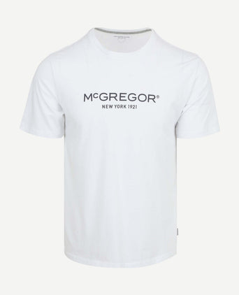 Essential t-shirt logo wit