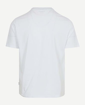 Essential t-shirt logo wit