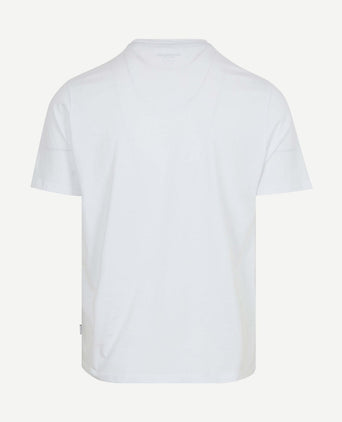 Essential t-shirt logo wit