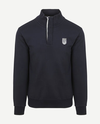 McGregor halve rits sweater donkerblauw | Regular-fit