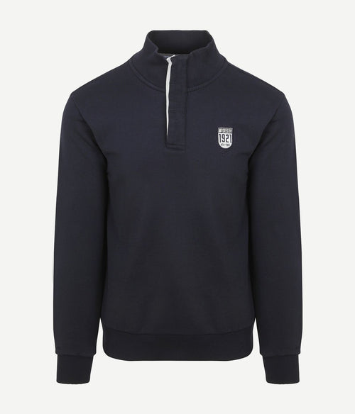 McGregor halve rits sweater donkerblauw | Regular-fit