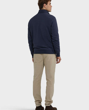 McGregor halve rits sweater donkerblauw | Regular-fit