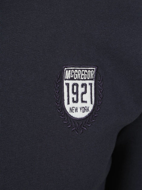 McGregor halve rits sweater donkerblauw | Regular-fit