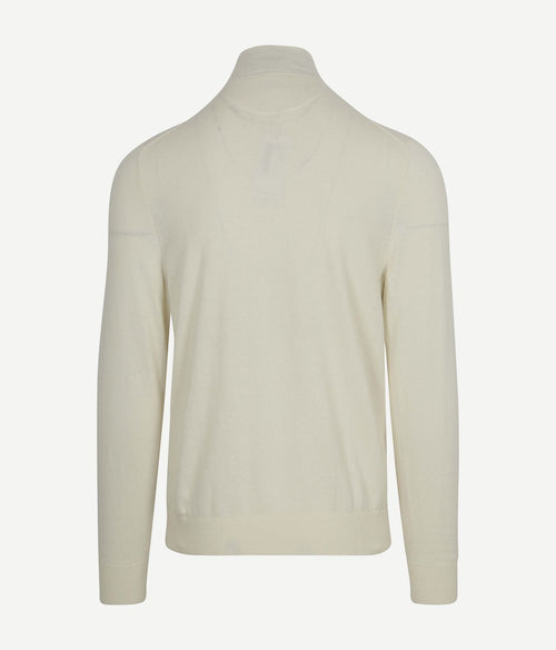 Half-zip trui cotton cashmere kit