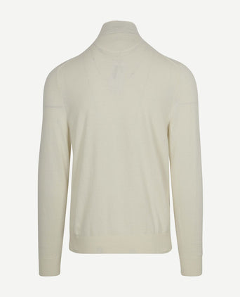 Half-zip trui cotton cashmere kit