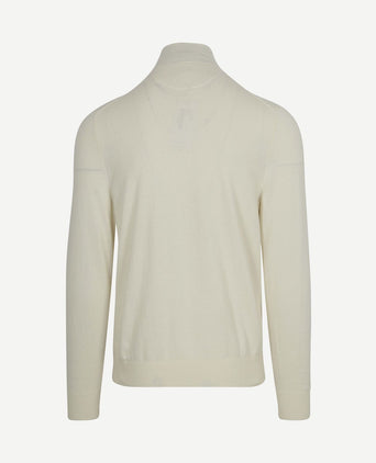 Half-zip trui cotton cashmere kit