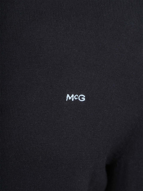 Half-zip trui cotton cashmere donkerblauw