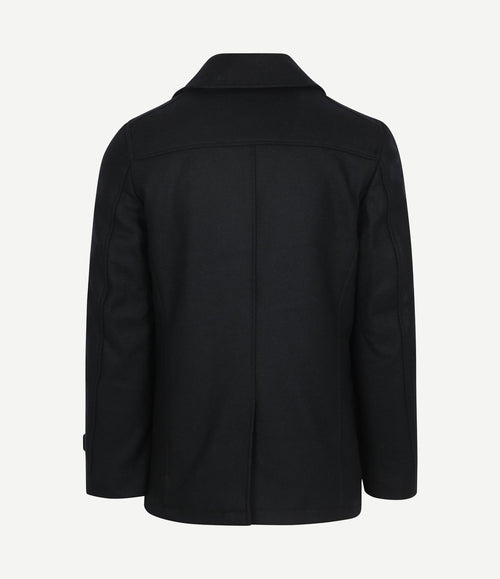 Core peacoat wool blend donkerblauw
