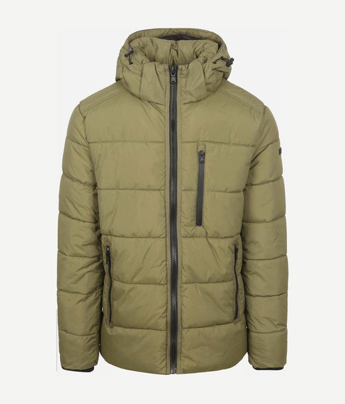 McGregor jas hooded puffer groen | Regular-fit