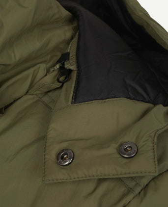 Jas hooded puffer groen