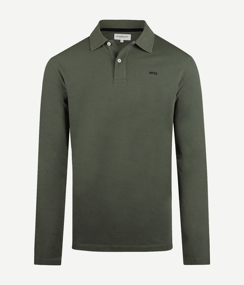 McGregor long sleeve poloshirt pine groen | Regular-fit
