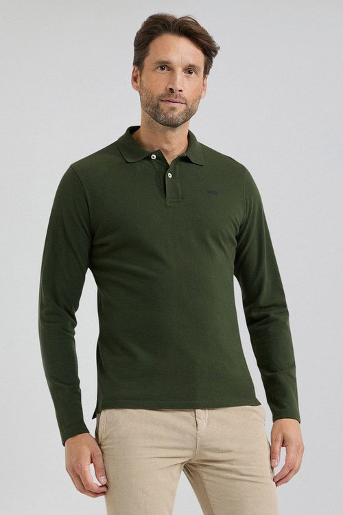 McGregor long sleeve poloshirt pine groen | Regular-fit