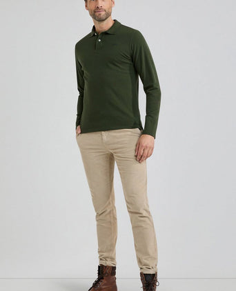 McGregor long sleeve poloshirt pine groen | Regular-fit