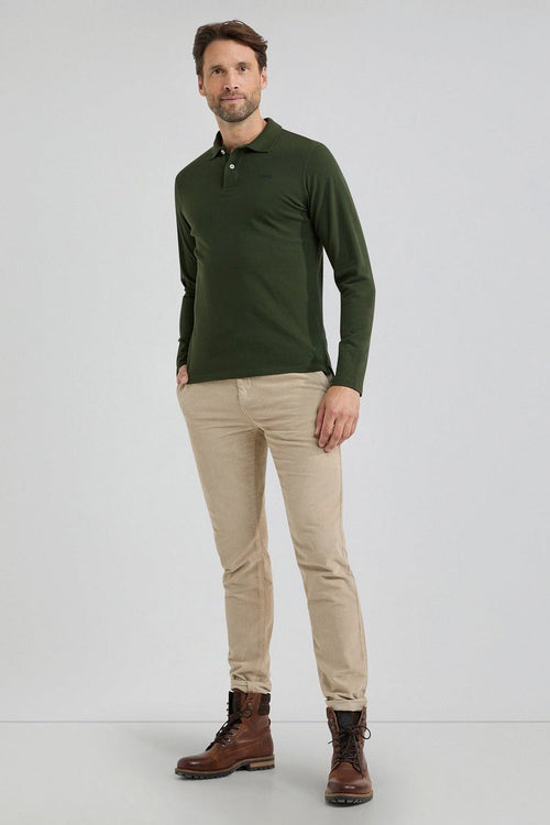 McGregor long sleeve poloshirt pine groen | Regular-fit