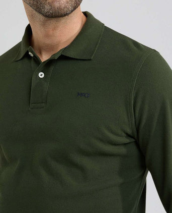 McGregor long sleeve poloshirt pine groen | Regular-fit