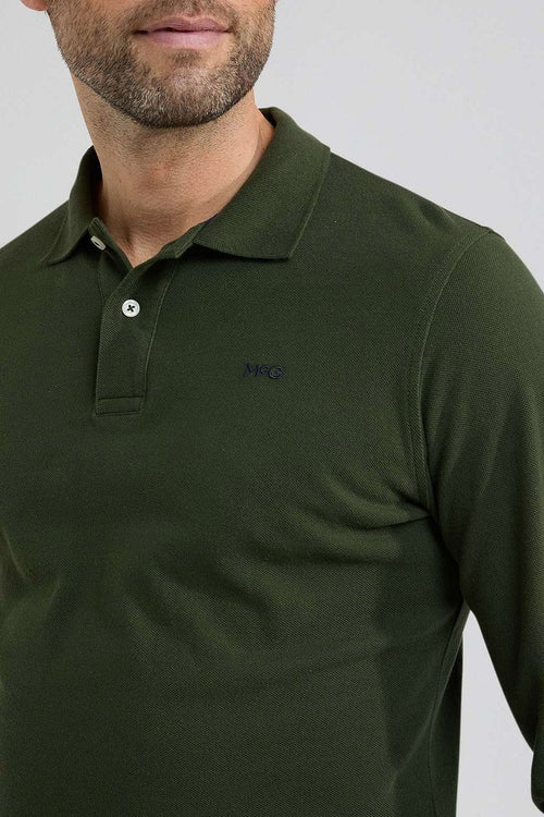 McGregor long sleeve poloshirt pine groen | Regular-fit