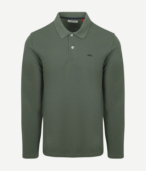 McGregor long sleeve poloshirt sage groen | Regular-fit
