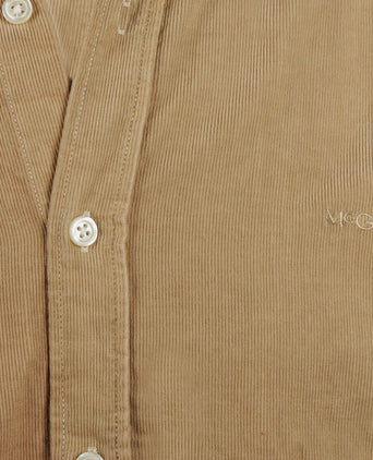 Overhemd corduroy beige