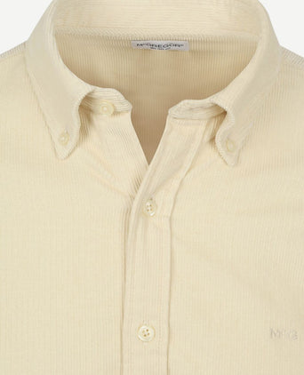 Overhemd corduroy ecru