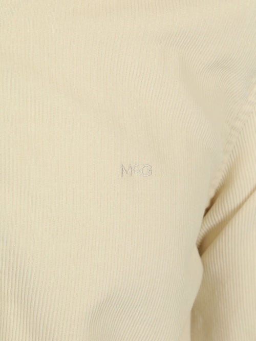 Overhemd corduroy ecru